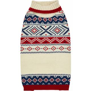 Blueberry Pet Christmas Family Sweater til hundeferie messe Isle Turtleneck Pullover Dog Sweater i eleg