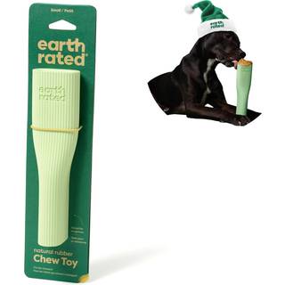 Jordklassad Dog Toy Anrichment Toys for Adult and Valp Dogs Diskmaskin och frys-säker naturgummi Small Green