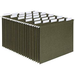 Pendaflex h?ngende filmapper bogstavst?rrelse Standardgr?n 1/5 -sk?ret justerbare faner 25 pr. Boks (81602) Standardgr?n - 1/5 faner