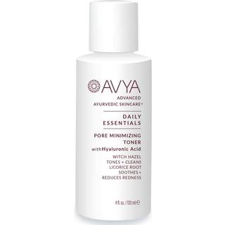 AVYA PORE Minimering av toner (4 fl oz) - Infunderad med hyaluronsyra Witch Hazel för toning och rengöring av lakritsrot för lugnande och rodnads