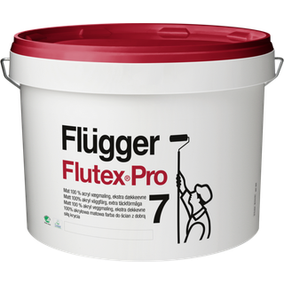 Svanemærket Vægmaling - Flügger Flutex Pro 7 9,1 L Hvid