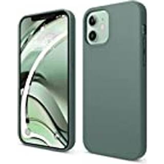 Elago kompatibel med iPhone 12 -sag og kompatibel med iPhone 12 Pro -sag 61 tommer flydende silikone -kasse Fuld kropsbeskyttelse (sk?rm og kamer