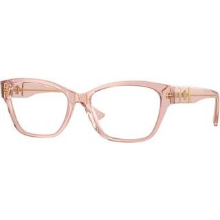 Versace VE3344F Asian Fit 5434 54 Briller Kvinder Brun - Transparent Brown - 54mm