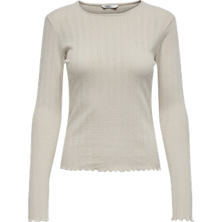 ONLY dame top ONLCARLOTTA - Pumice Stone - S