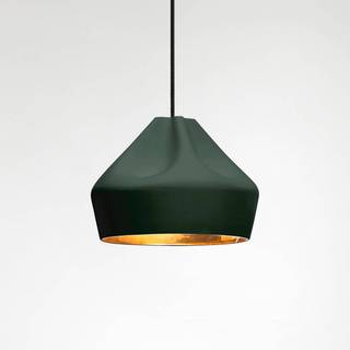 MARSET - Pleat Box 24 Pendel E14 Mørk Grøn/Guld