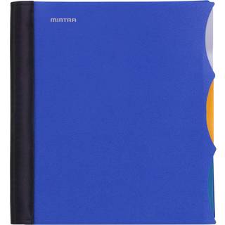 MINTRA OFFICE Holdbar Premium Spiral Notebook ((Blue 3 Emne 8,5in x 11in)) Stof d?kkede spoler ingen snags aftagelige justerbare lommehjulsdelere