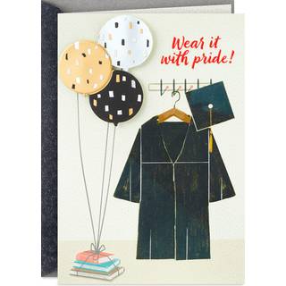 Hallmark Graduation Card (CAP og kjole)