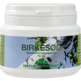Natur-Drogeriet Tyggegummi Birkesød Spearmint - 70 stk