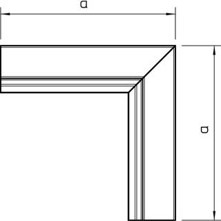 Obo Hjørne indvendig 60x150 MM lkmed i 60150