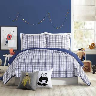 Marquis Navy FQ Quilt Set-3pc