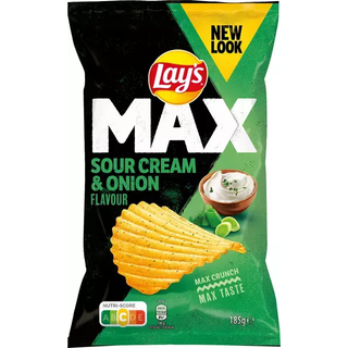 Lays 2 x Lay&#039;s Max Sourcream &amp; Onion