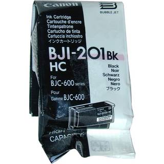 Canon Blækpatron sort, 14 ml BJI-201B