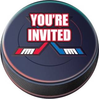 Hockey postkort invitationer