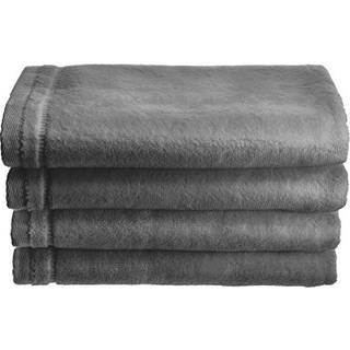 Kreative dufte 100% bomulds velour -fingerspids håndklæder - 4 pakke 11 x 18 tommer - dekorativ ekstra absorberende og blødt ansigts håndklæde id