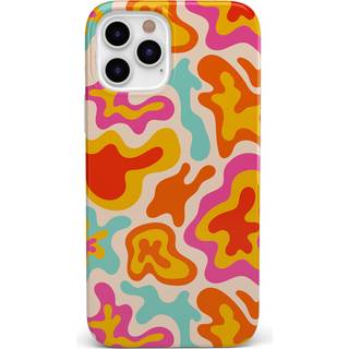 Casely iPhone 12/12 Pro Case | Tropisk farve Splash | Abstrakt retro girly sag