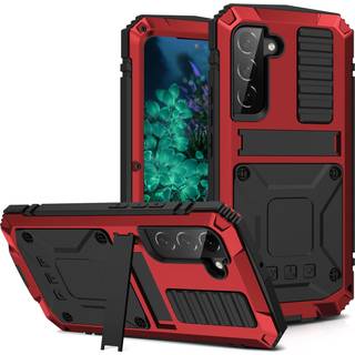 Funnywin Metal Case for Samsung S23 Plus Aluminium Milit?r Kvalitet Armor Rugged Case med metalstativ sk?rmbeskyttelsesdrop testet st?dbestandig