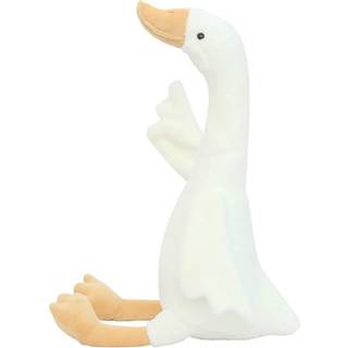 CHELEI2019 19,7"""" gsefyldte dyreplys plyslegetj White Swan udstoppede dyrelegetjsgaver til brn