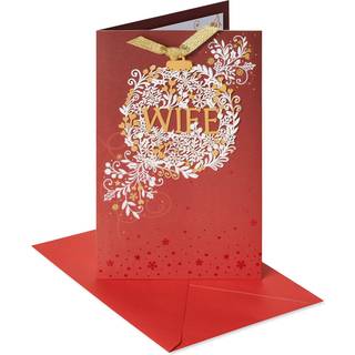 Amerikanske hilsener julekort til kone (liv har v?ret s? god)