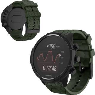 Suunto 9 Baro holdbar silikone Urrem - Militærgrøn