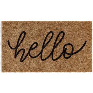 Barnyard Designs Doormat Welcome Mat til udend?rs stor hovedd?rindgang Mat 30x17 Brown (Hej)