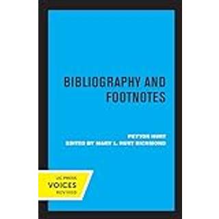 Bibliography and Footnotes, Third Edition