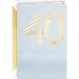Hallmark Signature 40th Birthday Card (Incredible You)