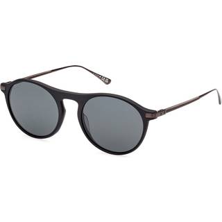 Web Unisex WE0346 02D Solbriller Acetat Sort Røg Rund Polariseret