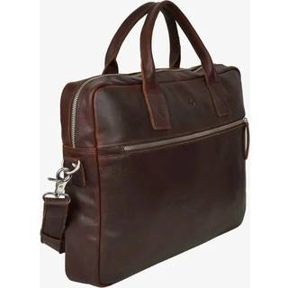 Adax Prato Tobias computertaske (DARK BROWN)