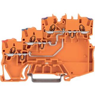 Wago 3-leder aktuator klemme - orange