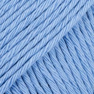 DROPS Paris 73 Kornblomst blå Indhold: 100% Bomuld Garngruppe: C (16 - 19 masker) / 10 ply / aran / worsted Vægt/længde: 50 g = ca. 75 meter Anbefalede pinde: 5 mm Strikkefasthed: 10 x 10 cm = 17 m x 22 p Maskinvask 60°C / Tørres fladt.