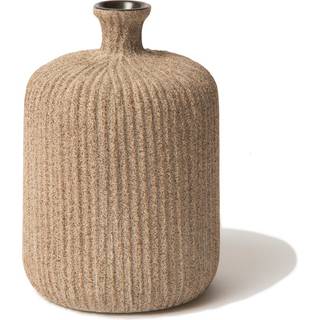 Lindform Bottle vase Sand medium stripe, medium