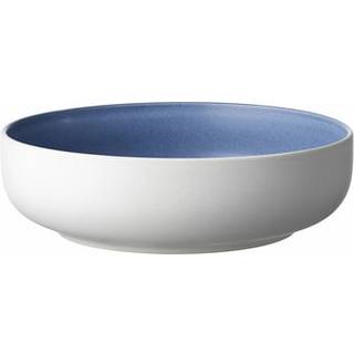 North Pastaskål fra Studio Round - Matte white/Matte river farve - Stentøj