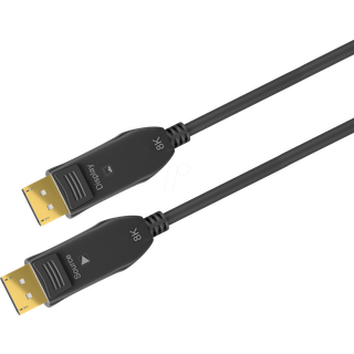 Optisk hybrid Optisk Displayport 2.0 kabel | 30 meter | PRIS-MATCH