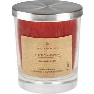 Kras Duftlys fra Villa Collection - Nordic red farve - Krystalliseret stearin