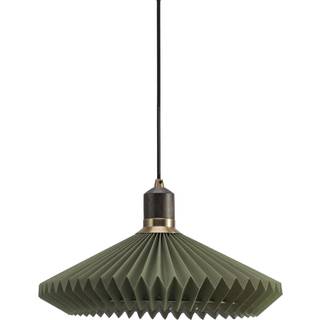 Emanuele Patton - Paris Pendel Ø40 Grøn Stofskærm 744183 - Halo Design - Hos Lampeagenten