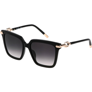 Furla Kvinde SFU713 700 Solbriller Acetat Sort Røg Firkantet Normal Skygge