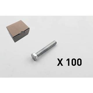 Cubic 100 skrue, 6 kt., uden skaft, rustfast