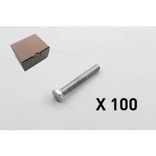 Cubic 100 skrue, 6 kt., uden skaft, rustfast