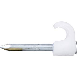 Kabelclips TC5-7 mm 1,2x20 mm hvid - 100 stk.