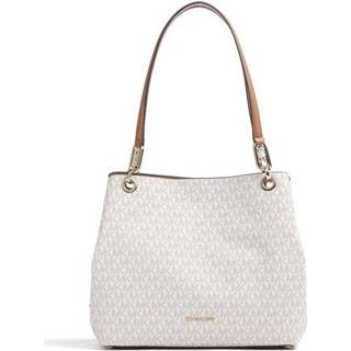 MK Kensington Large Signature Logo Tote Bag - Natural - Michael Kors - ONE SIZE