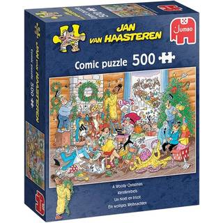 Puslespil af JVH "A Woolly Christmas" 500 Brikker