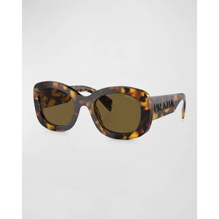 Prada PR A13SF Asian Fit VAU01T 55 Solbriller Kvinder Tortoiseshell - Honey Tortoise - 55mm