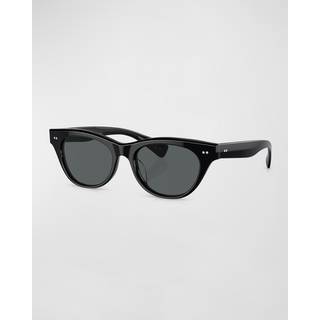 Oliver Peoples OV5541SU Avelin Polarized 1005P2 52 Solbriller Kvinder Black - Black - 52mm