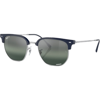 Ray-Ban RB4416 New Clubmaster 6656G6 51 Solbriller Mænd Blue - Blue on Silver - 51mm