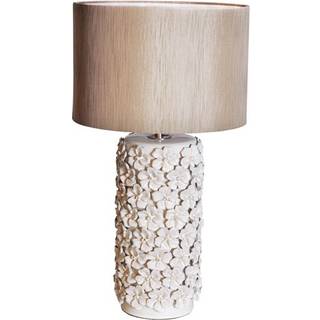 By Rydéns Fiore bordlampe, beige, keramik, højde 54 cm