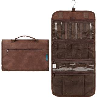 Pavilia h?ngende toiletartikler pose m?nd kvinder rejser kit foldbare toiletartikler arrang?r rulle op kosmetik makeup taske tilbeh?r vandt?t ess