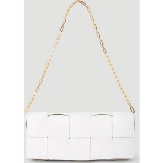 Bottega Veneta Baguette Pochette Shoulder Bag - Frau Schultertaschen Cream One Size