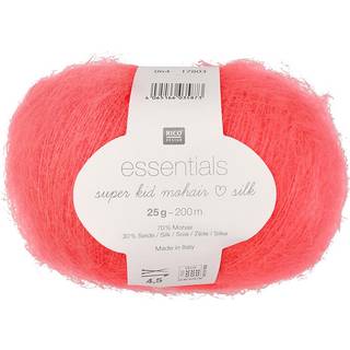 Essentials Super Kid Mohair Loves Silk - Neon-Rot