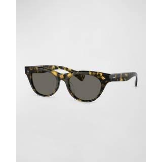 Oliver Peoples OV5541SU Avelin 1571R5 52 Solbriller Kvinder Tortoiseshell - Vintage Dark Yellow Tortoise - 52mm