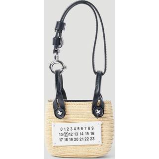 Maison Margiela Raffia Micro Handbag - Frau Handtaschen Beige One Size